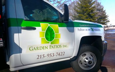 Garden Patios Pickup Truck Lettering