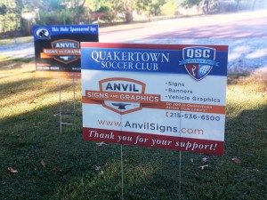 sponsor signs for golf tournaments